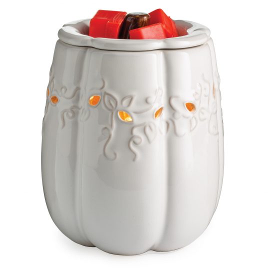 White Pumpkin Wax Warmer - Electric