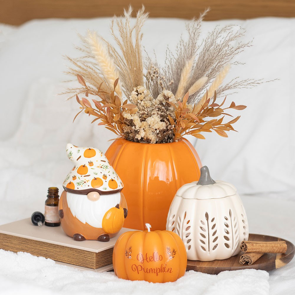 Pumpkin Wax Warmer - Cream